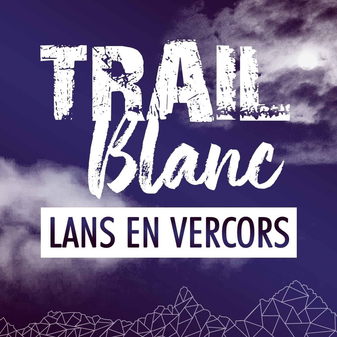 Logo Trail Blanc Lans en Vercors