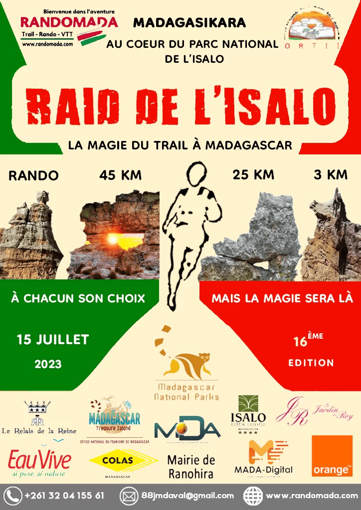 Affiche Isalo Raid 2023