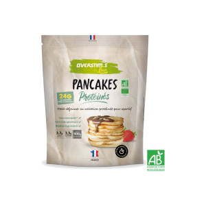 OVERSTIMS Pancakes Protéinés Bio 900 g – Nature