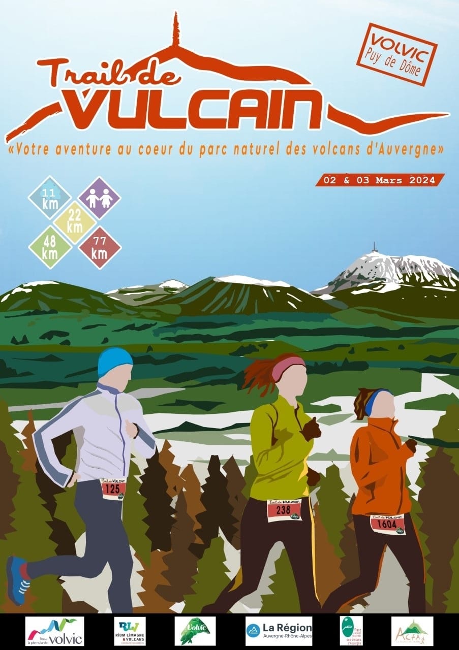 Affiche Trail de Vulcain 2024