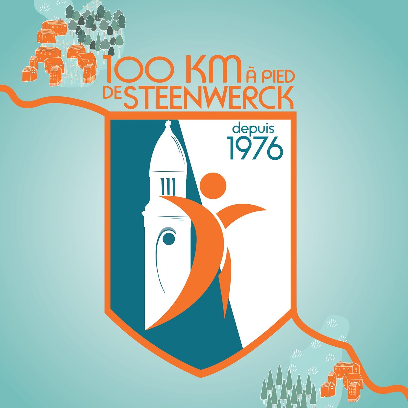Logo-100km à pied de Steenwerck