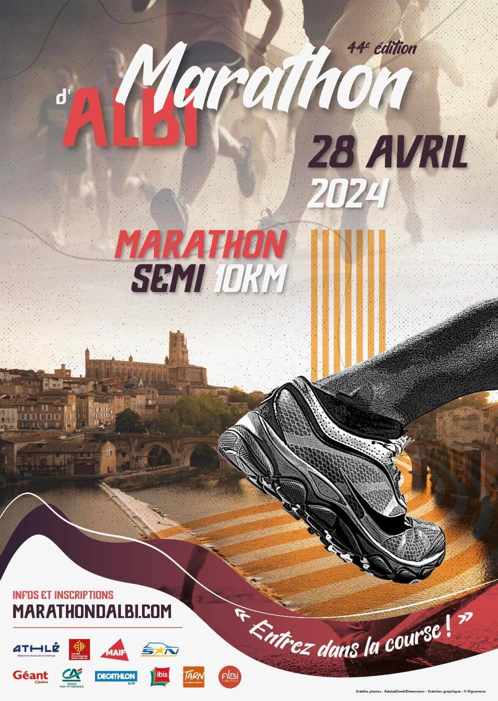 Affiche Marathon Albi 2024