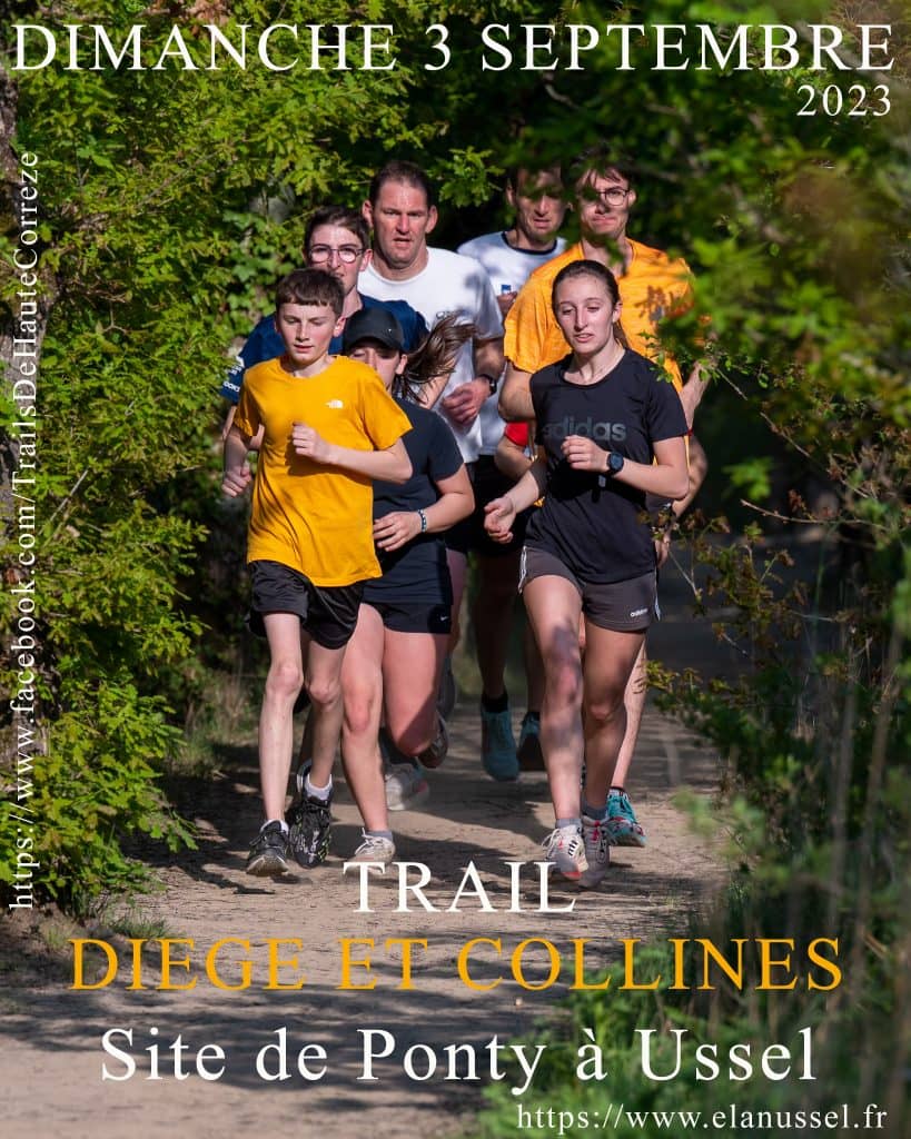 Affiche Trail Diège et Collines 2023