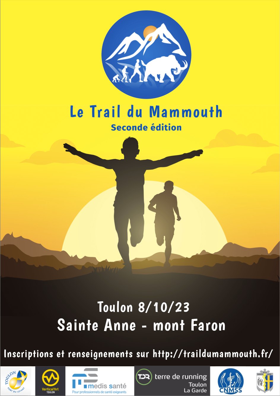 Affiche Trail du Mammouth 2023