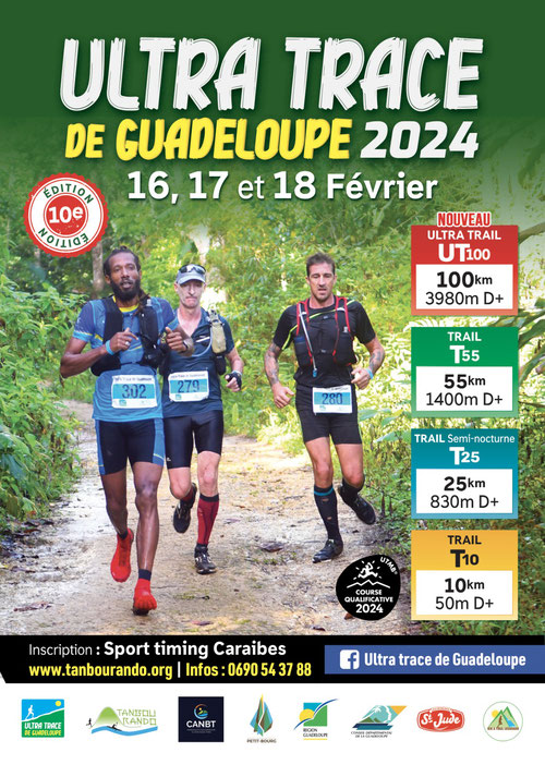 Affiche Ultra Trace de Guadeloupe 2024