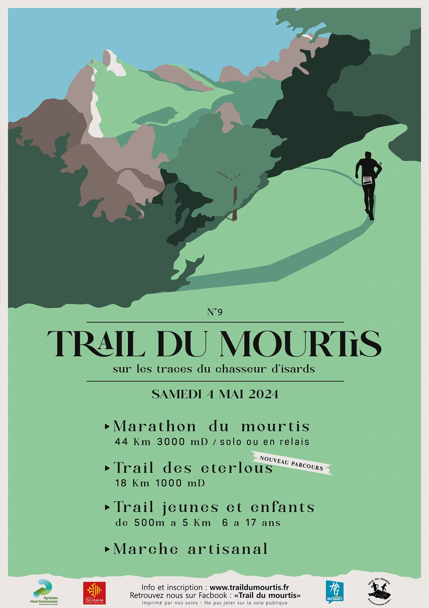 Affiche Trail du Mourtis 2024