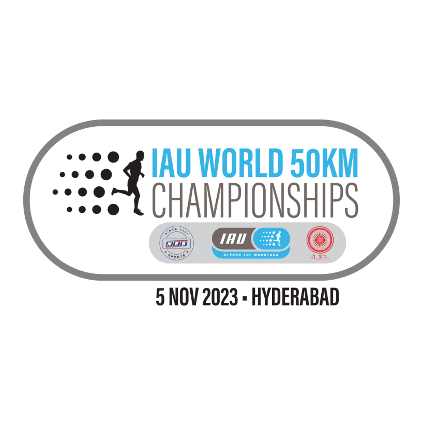 Logo IAU 50K World Championships 2023