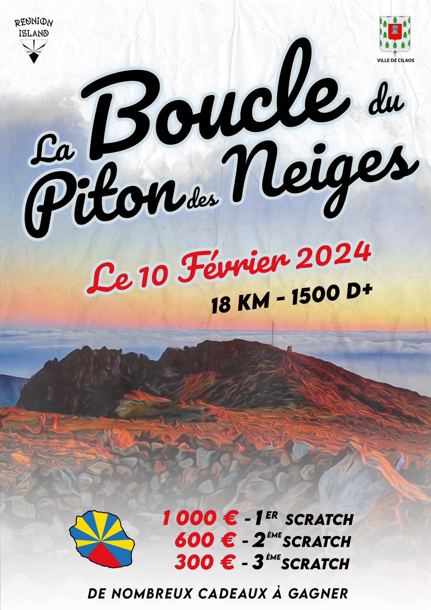 Affiche Boucle du Piton des Neiges 2024