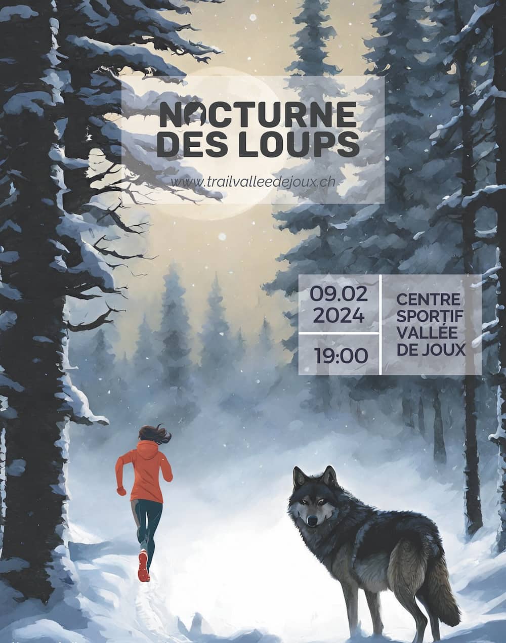 Affiche Nocturne des Loups 2024
