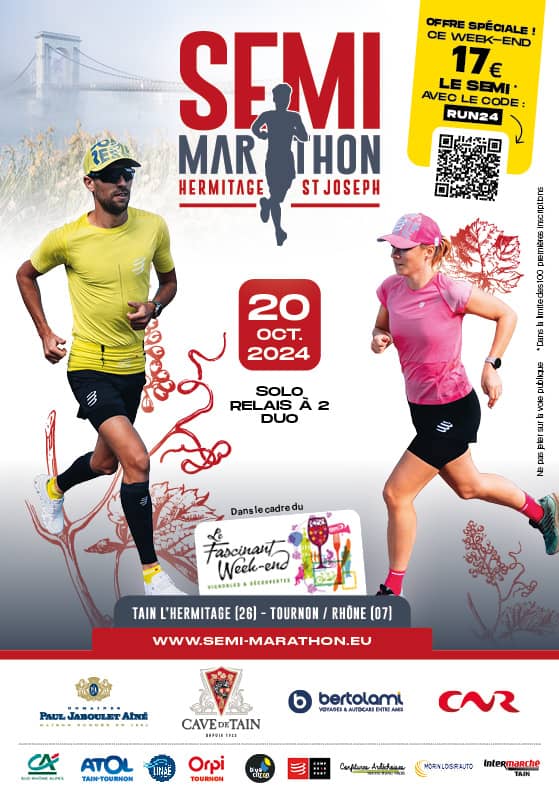 Affiche Semi Marathon Hermitage Saint Joseph 2024