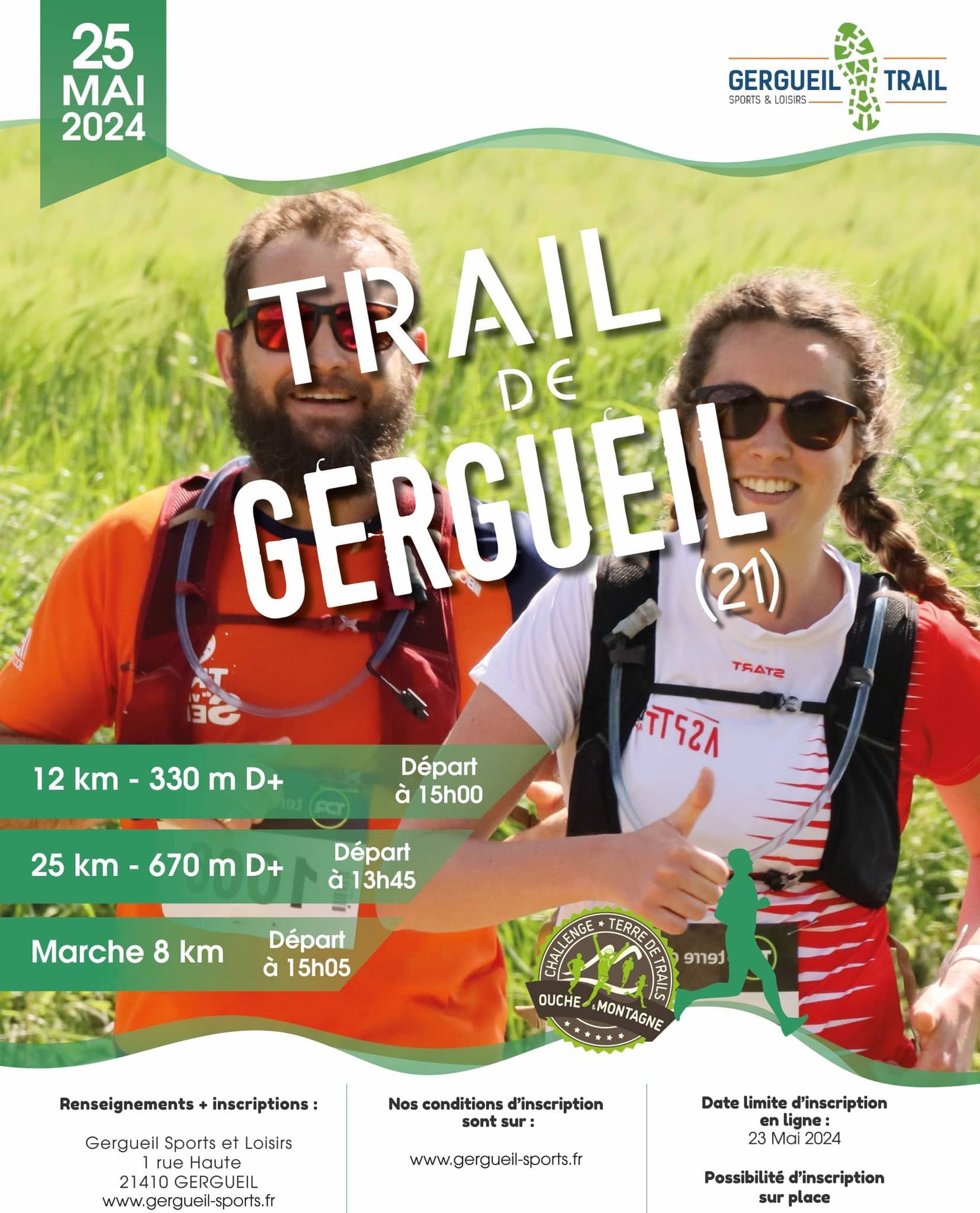 Affiche Trail de Gergueil 2024