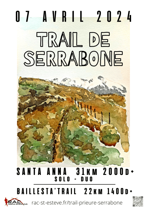 Affiche Trail de Serrabone 2024