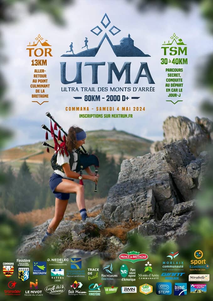Affiche Ultra Trail des Monts d’Arrée 2024
