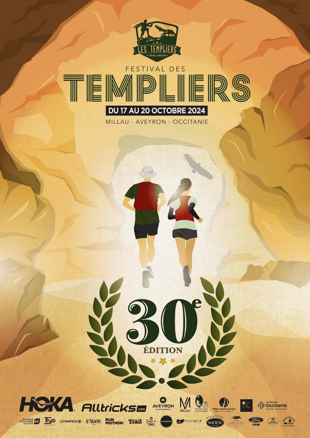 Affiche Festival des Templiers 2024