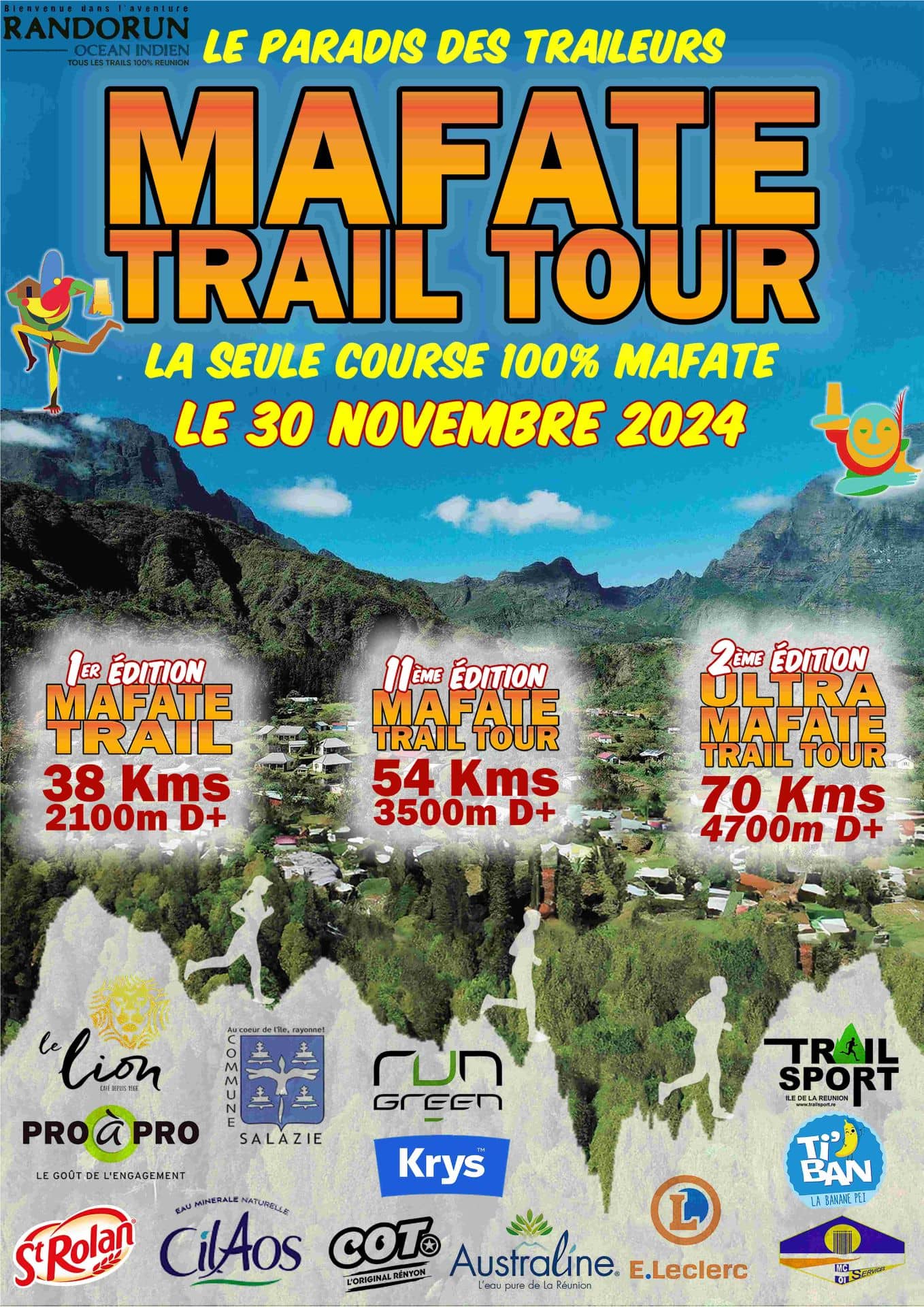 Affiche Mafate Trail Tour 2024