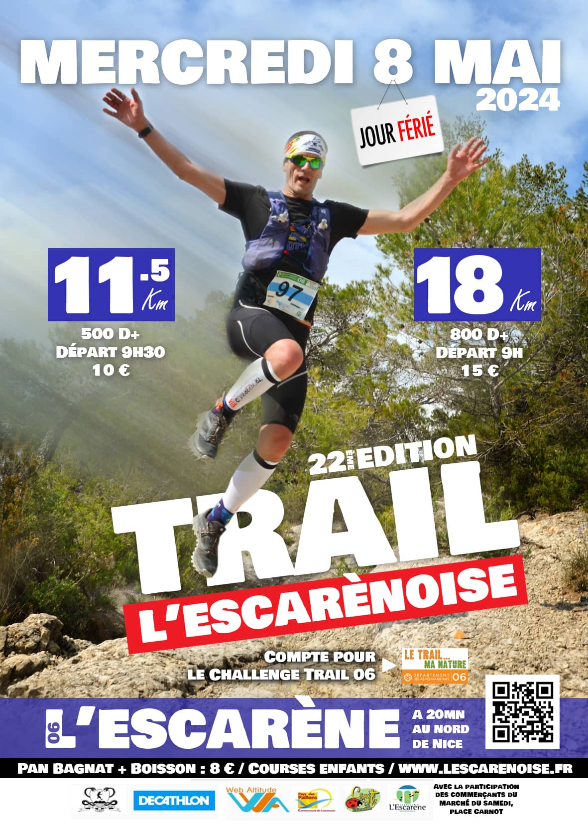 Affiche Trail L’Escarenoise 2024