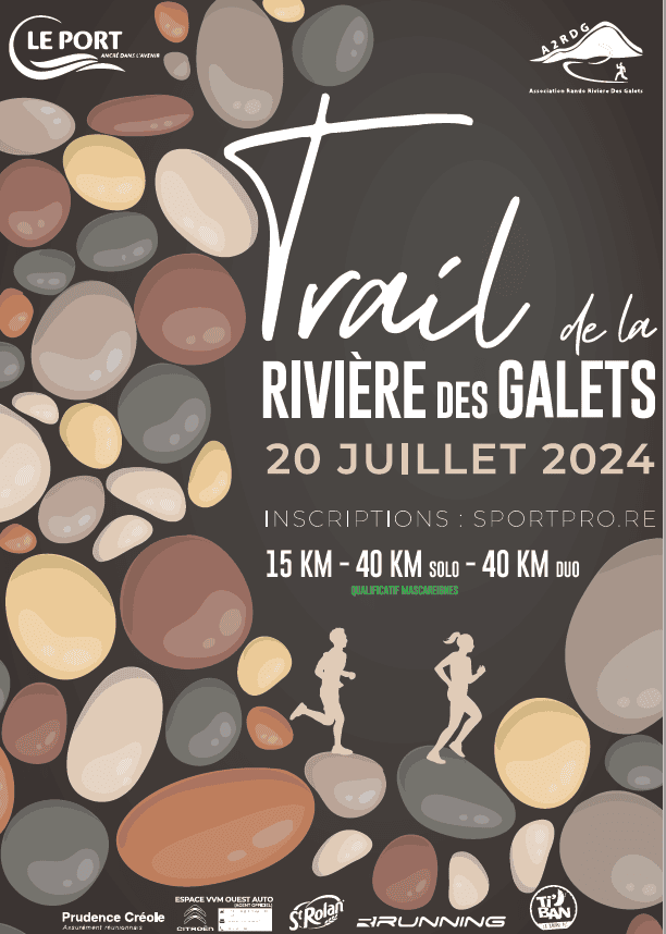 Affiche Trail de la Rivière des Galets 2024