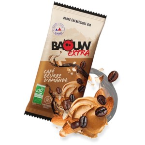 Baouw Barre énergétique bio Extra – Café – Beurre d’amande