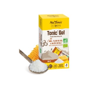 MelTonic Etui Tonic’Gel Salé BIO – Miel Fleur de sel Gelée royale – 6 gels
