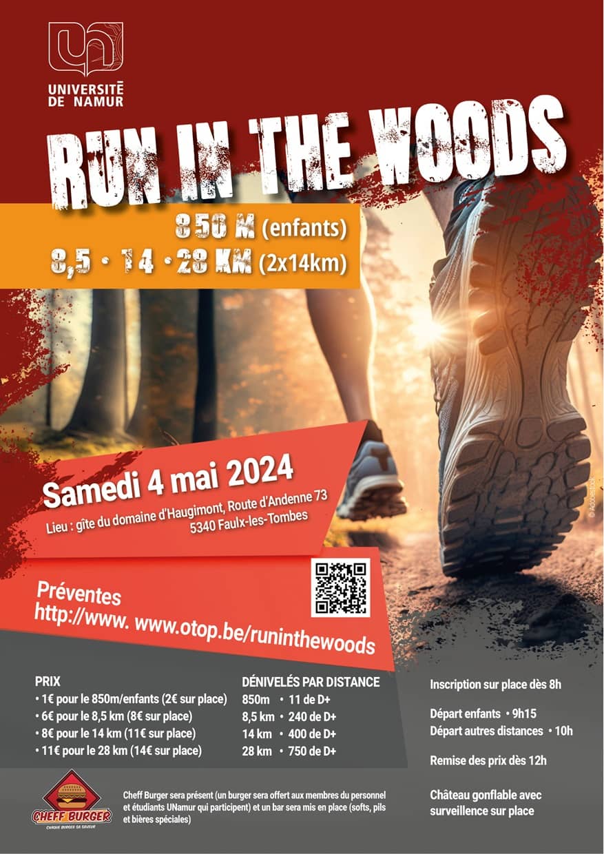 Affiche Run In The Woods 2024