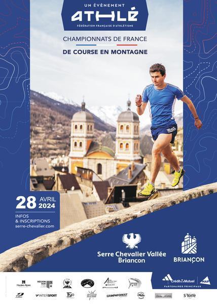 Affiche Championnat de France de Course en Montagne 2024