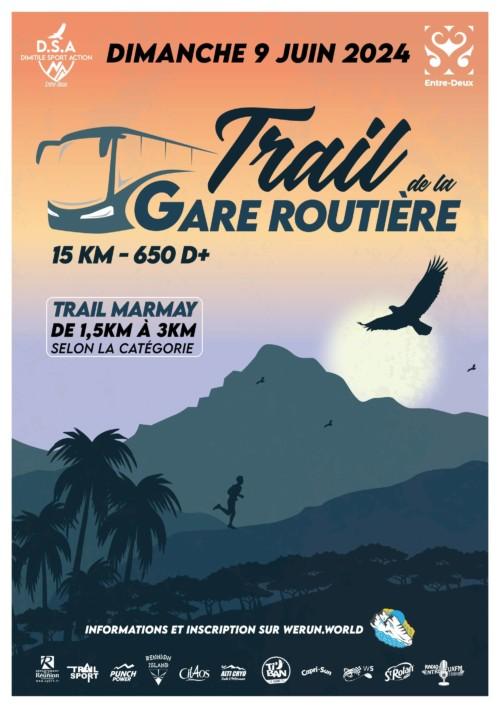 Affiche Trail de la Gare Routière 2024