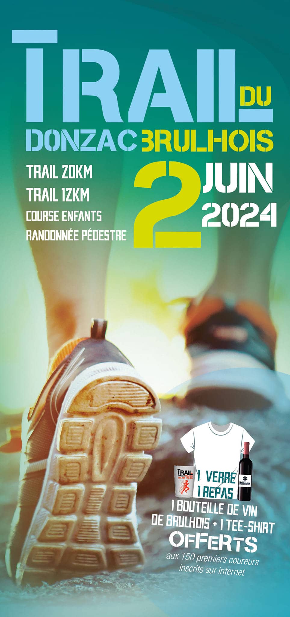 Affiche Trail du Donzac 2024