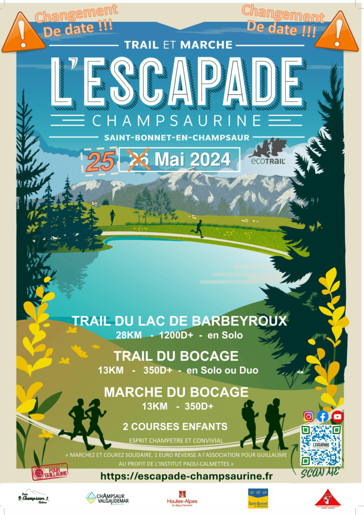 Affiche L’Escapade Champsaurine 2024