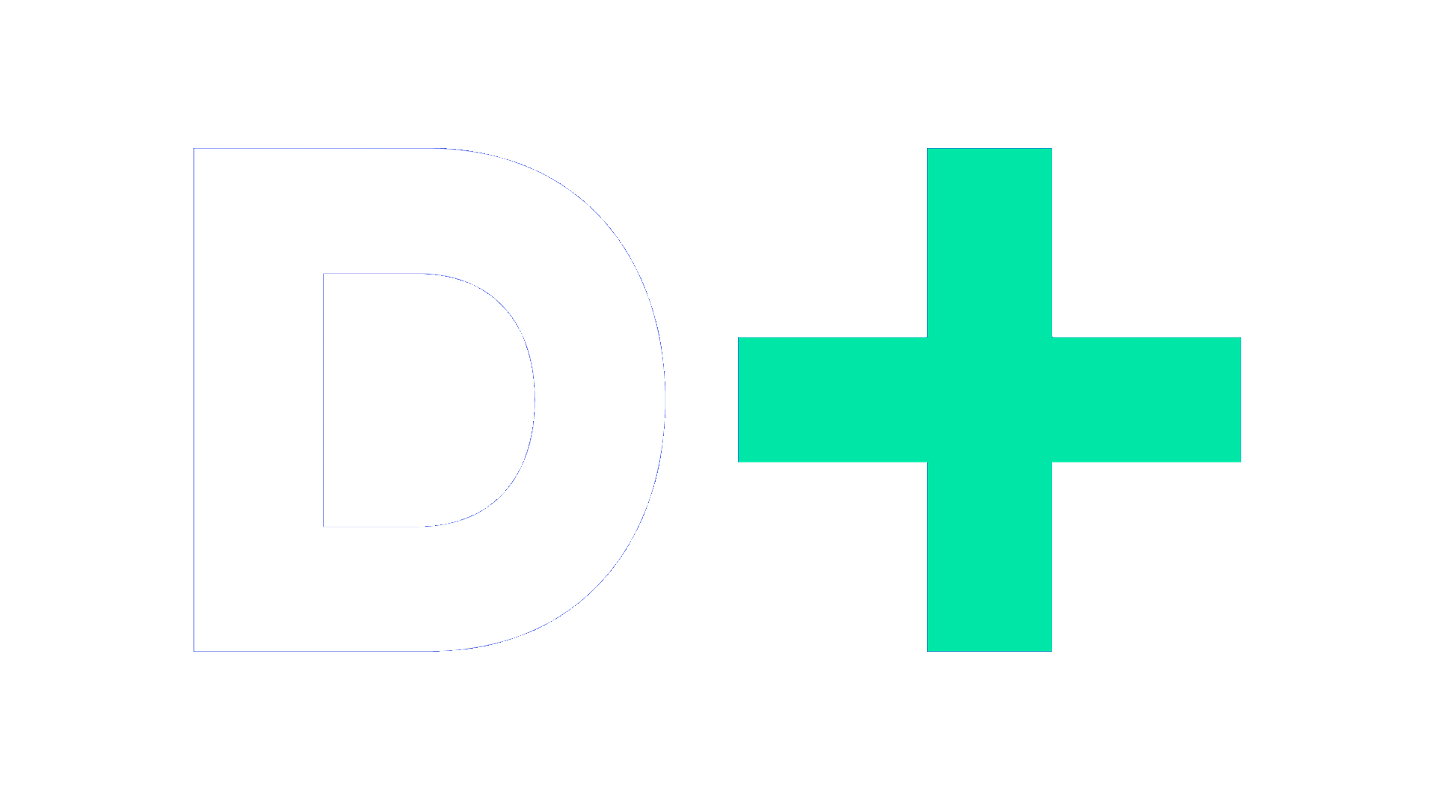 Logo D+ Distance+ footer