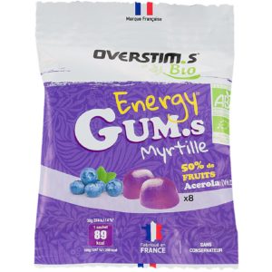 OVERSTIMS Energy Gum.s Bio – Myrtille