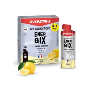 OVERSTIMS Étui Gels Endurance Energix Liquide 3+1 – Citron
