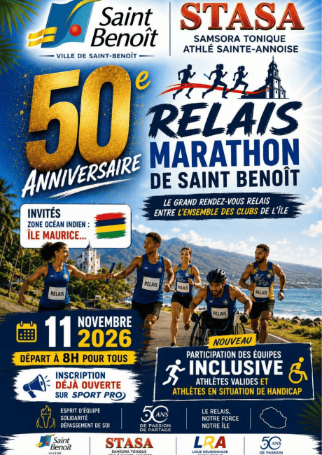 Relais Marathon de Saint-Benoît 2026