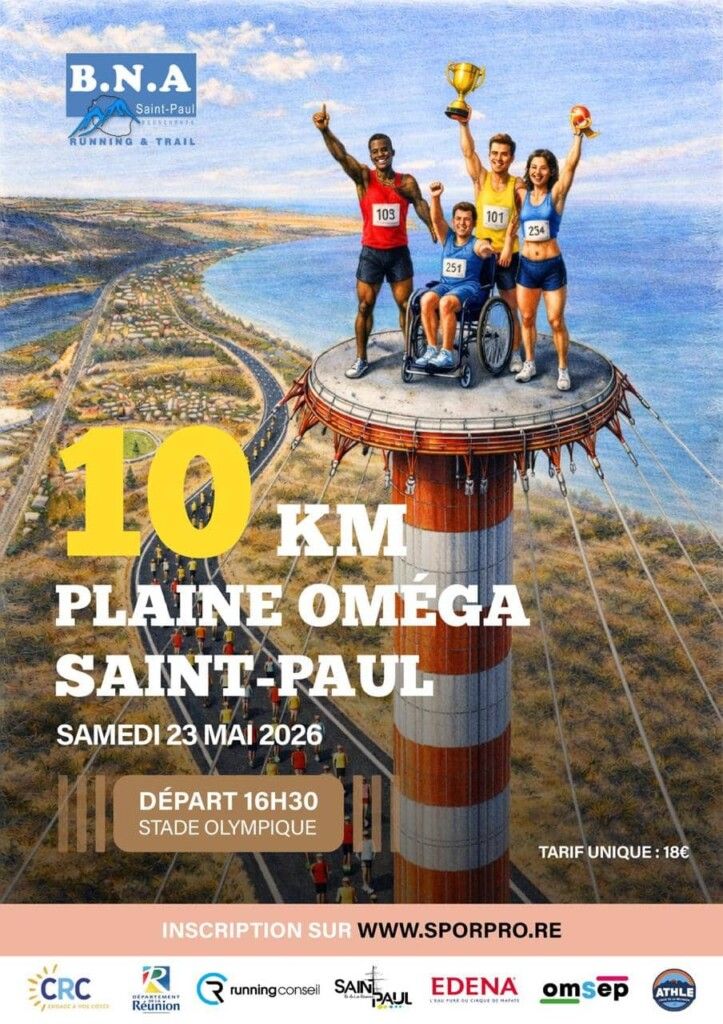 10 km Plaine Omega Saint-Paul 2026