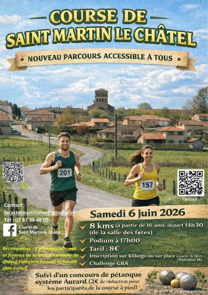 Course de Saint Martin le Châtel 2026