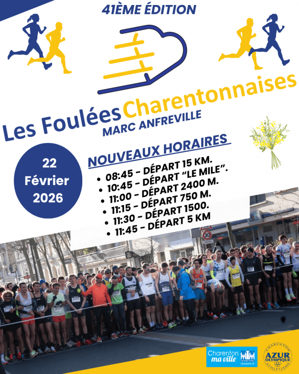 Foulées Charentonnaises 2026