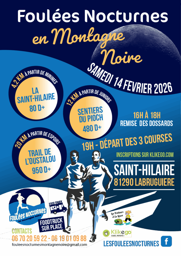 Foulées Nocturnes en Montagne Noire 2026