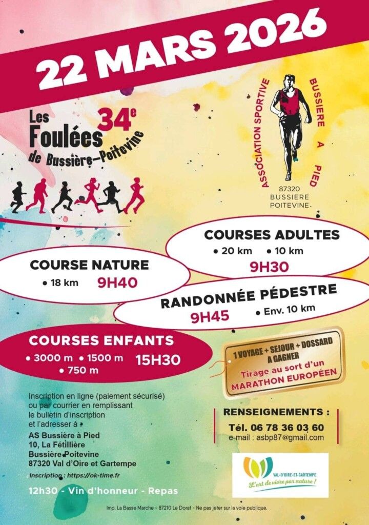 Foulées de Bussière-Poitevine 2026