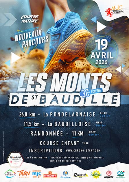 Les Monts de St Baudille 2026