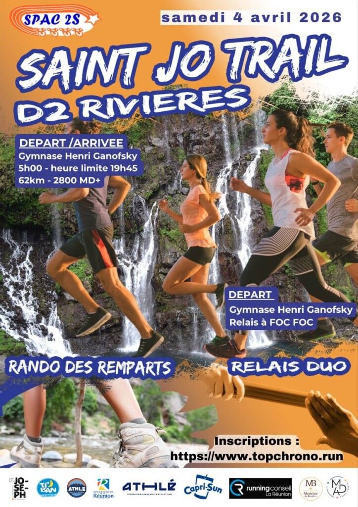 Saint Jo Trail des 2 Rivières 2026