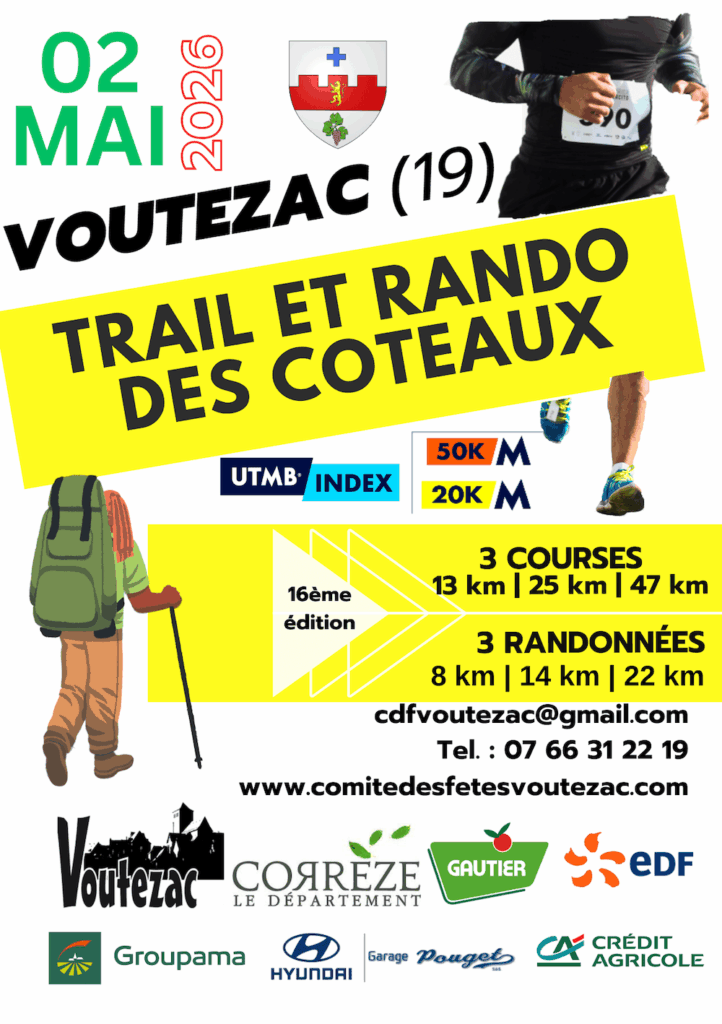 Trail des Coteaux de Voutezac 2026