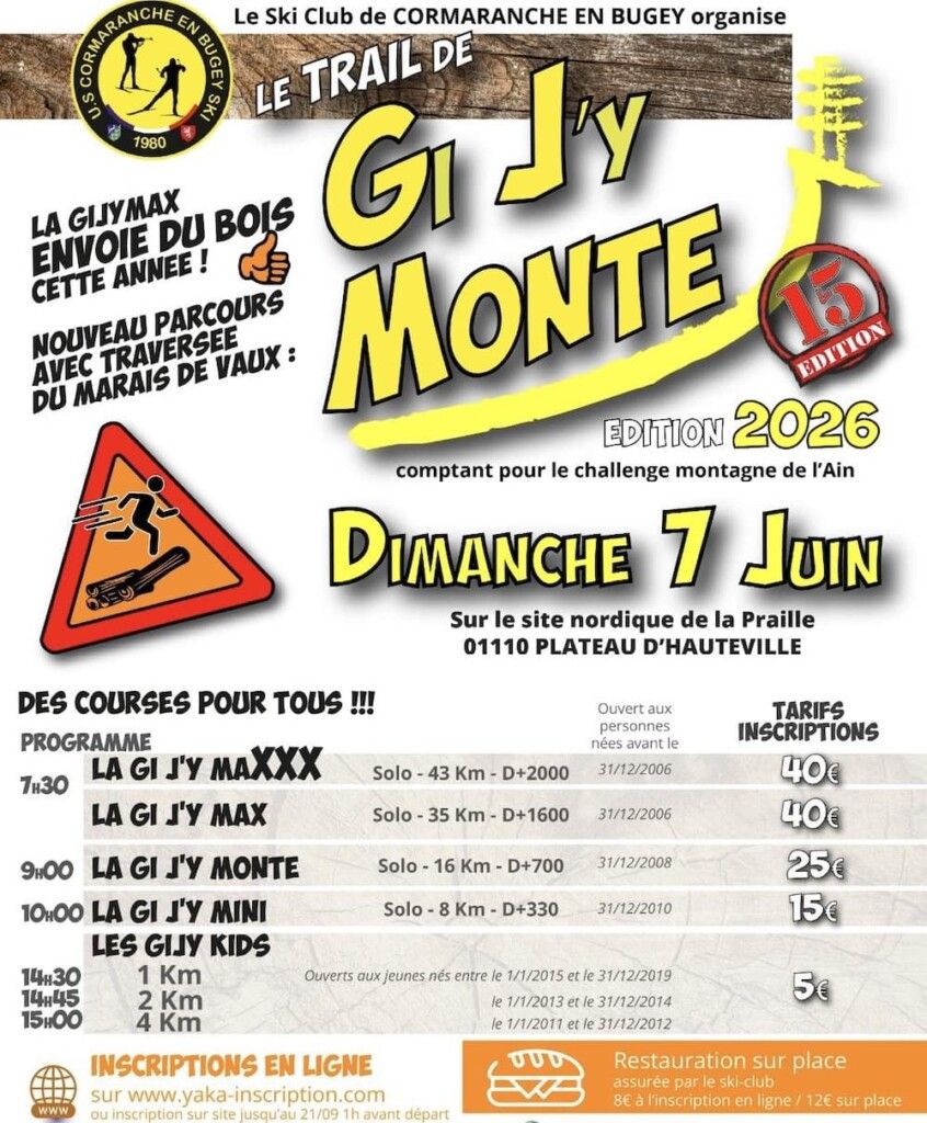 Trail de Gi J’y Monte 2026