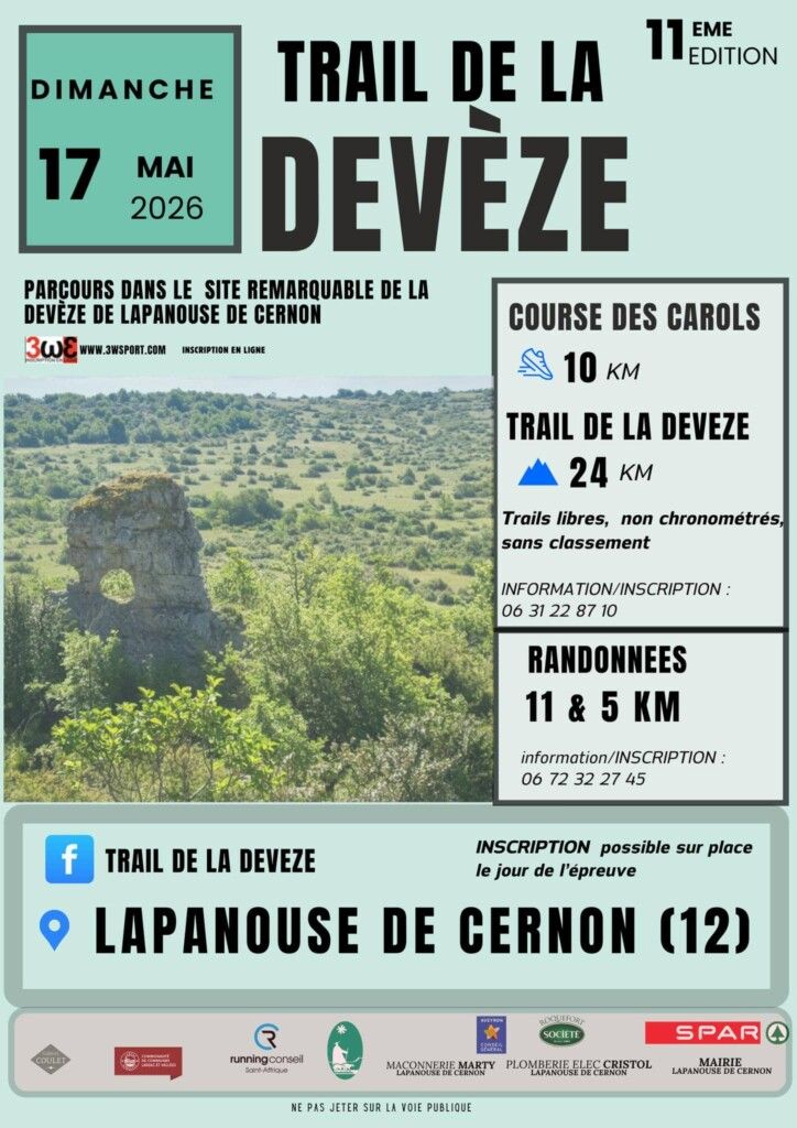 Trail de la Devèze 2026