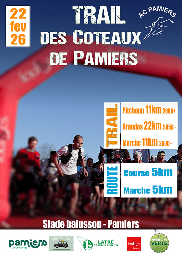 Trail des Coteaux de Pamiers 2026