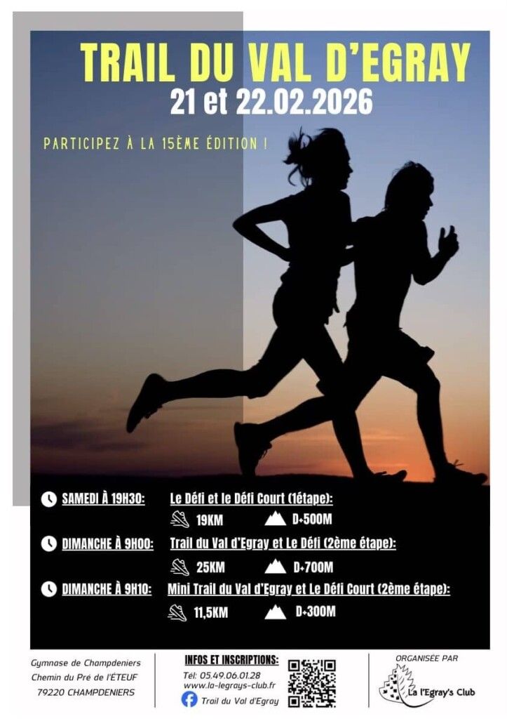 Trail du Val d’Égray 2026