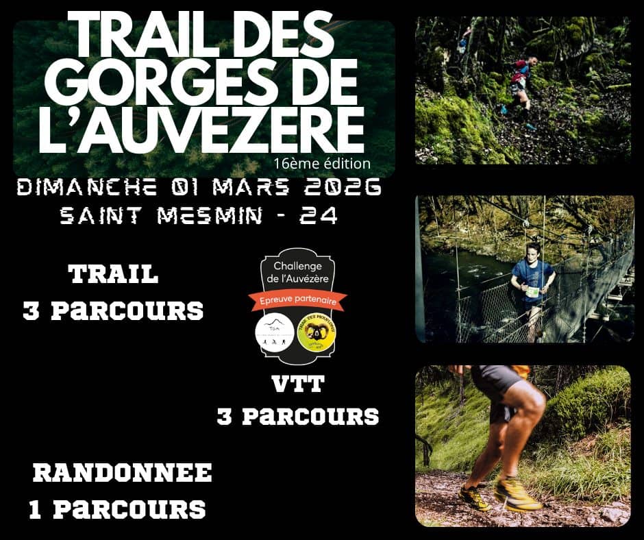 Trail des Gorges de l’Auvézère 2026