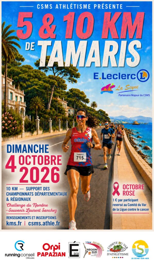 5 et 10 km de Tamaris 2026