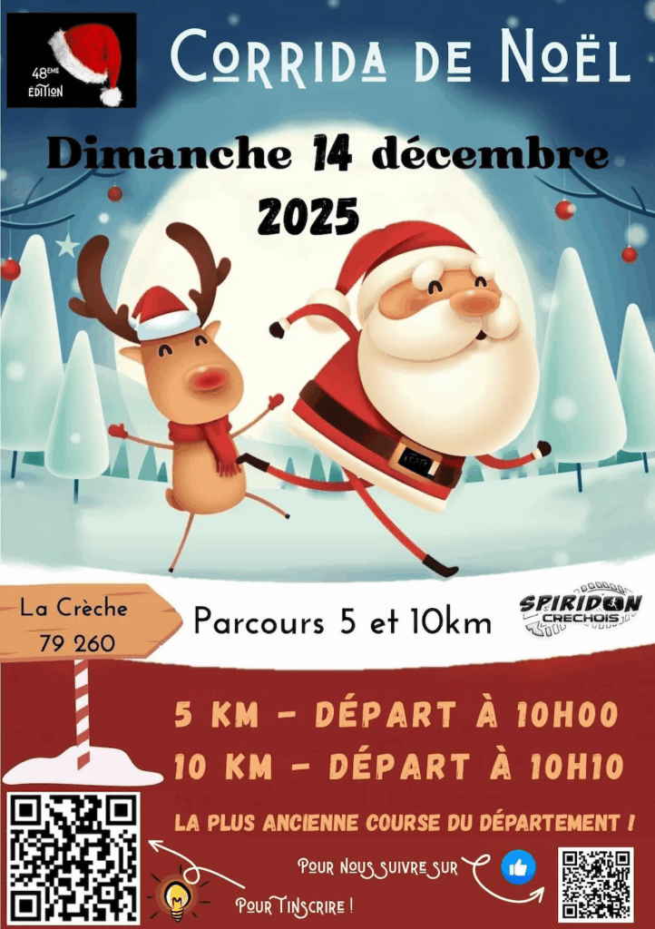 Corrida de Noël de La Crèche 2025